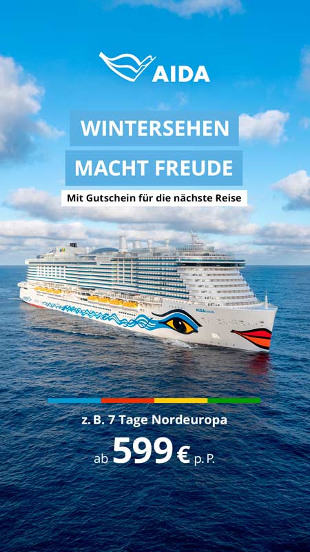 AIDA Wintersehen macht Freude