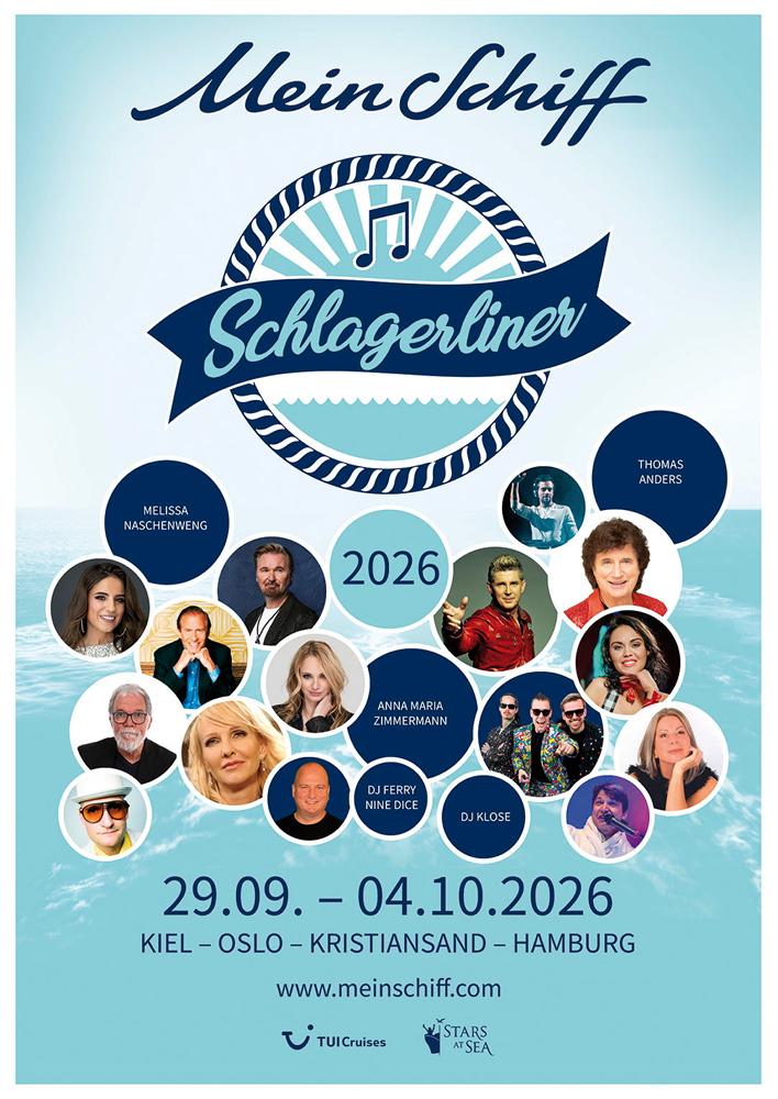 Schlagerliner 4 ⚓ Schiffsguru ⚓ Die Kreuzfahrtexperten Schlagerliner 4