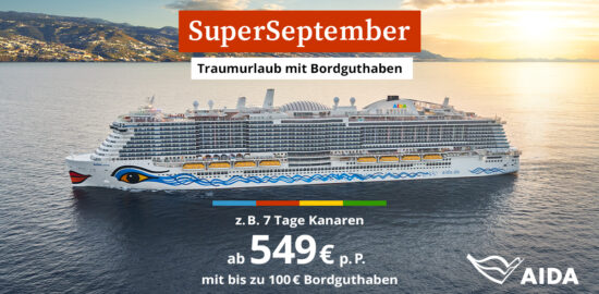 Der Super-September bei AIDA
